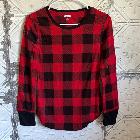 Old Navy Other - ADD TO ANY BUNDLE FOR FREE ❤️Old navy thermal Buffalo plaid sleep shirt …